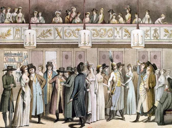 Der Palais Royal Spaziergang, 1792